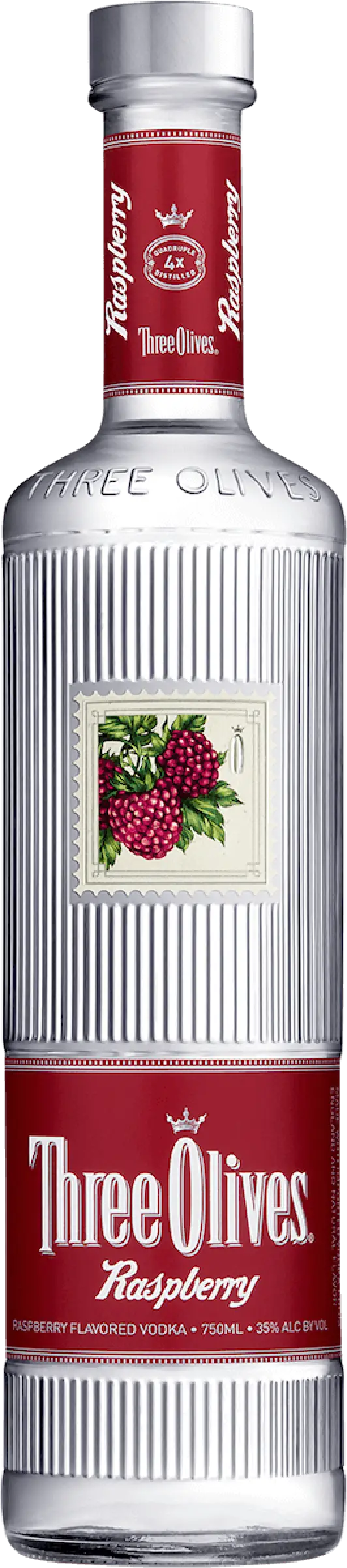 Three Olives Raspberry Vodka 1L