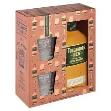 Tullamore D.E.W. Irish Whiskey Gift Set 750ml