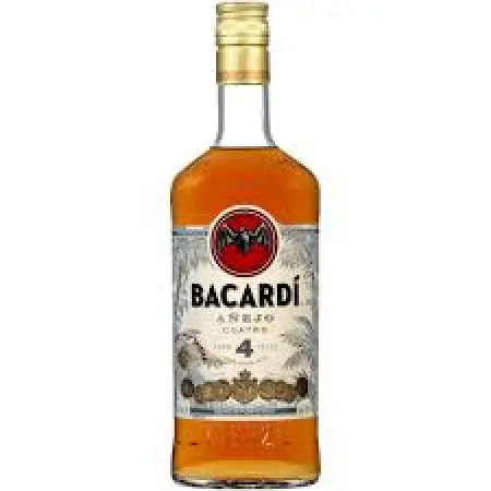 Bacardí Añejo Cuatro 4 Year Old Rum 750ml