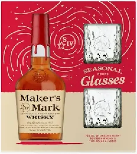 Maker's Mark 90 Proof Gift Set 750ml