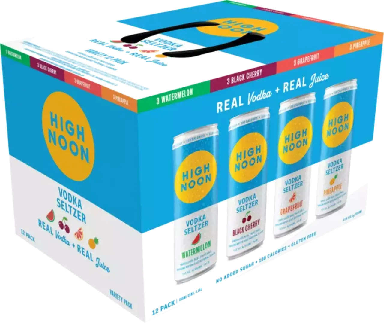 High Noon Vodka Seltzer Variety Pack 12 X 355ml