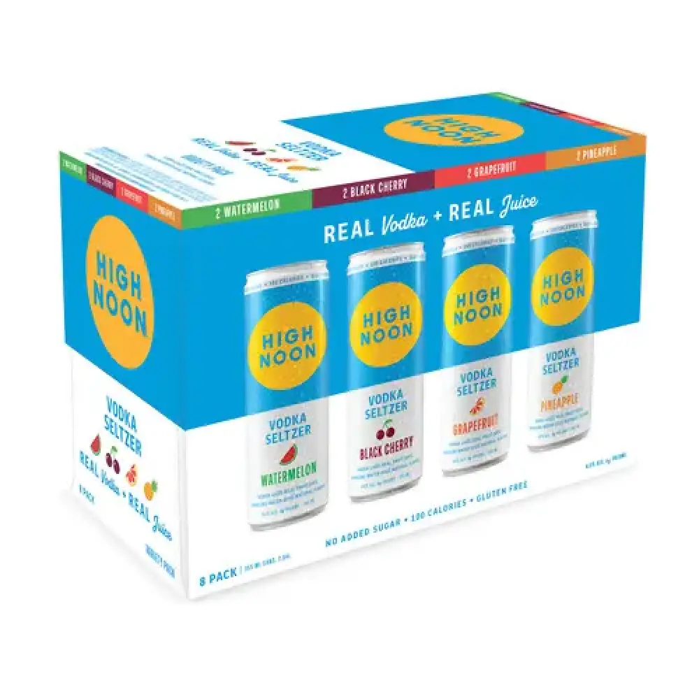 High Noon Vodka Seltzer Variety Pack 8Pk 12oz Cans