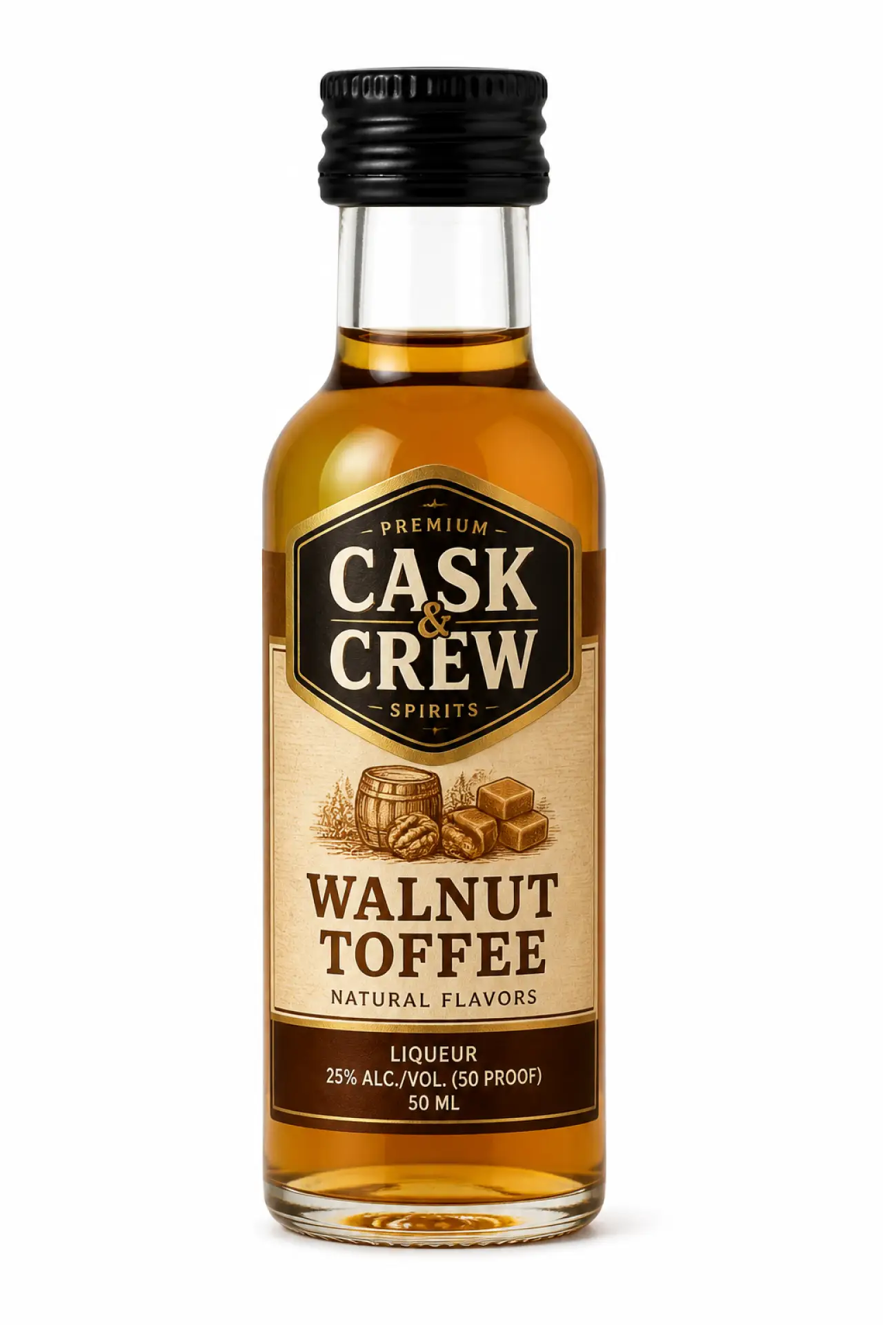 Cask & Crew Walnut Toffee Whiskey 50ml