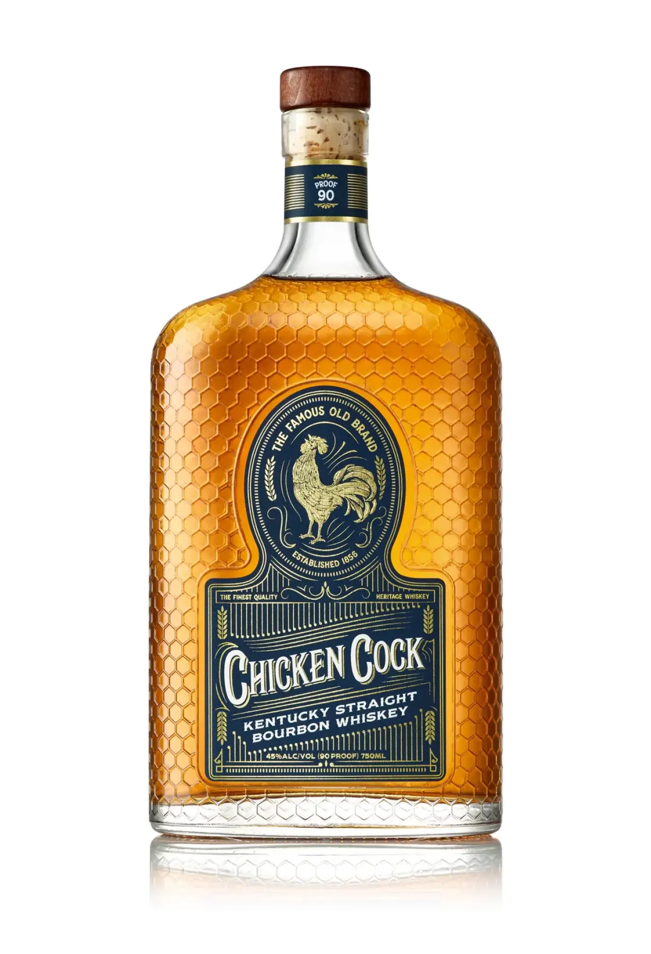 Chicken Cock Straight Bourbon 750ml