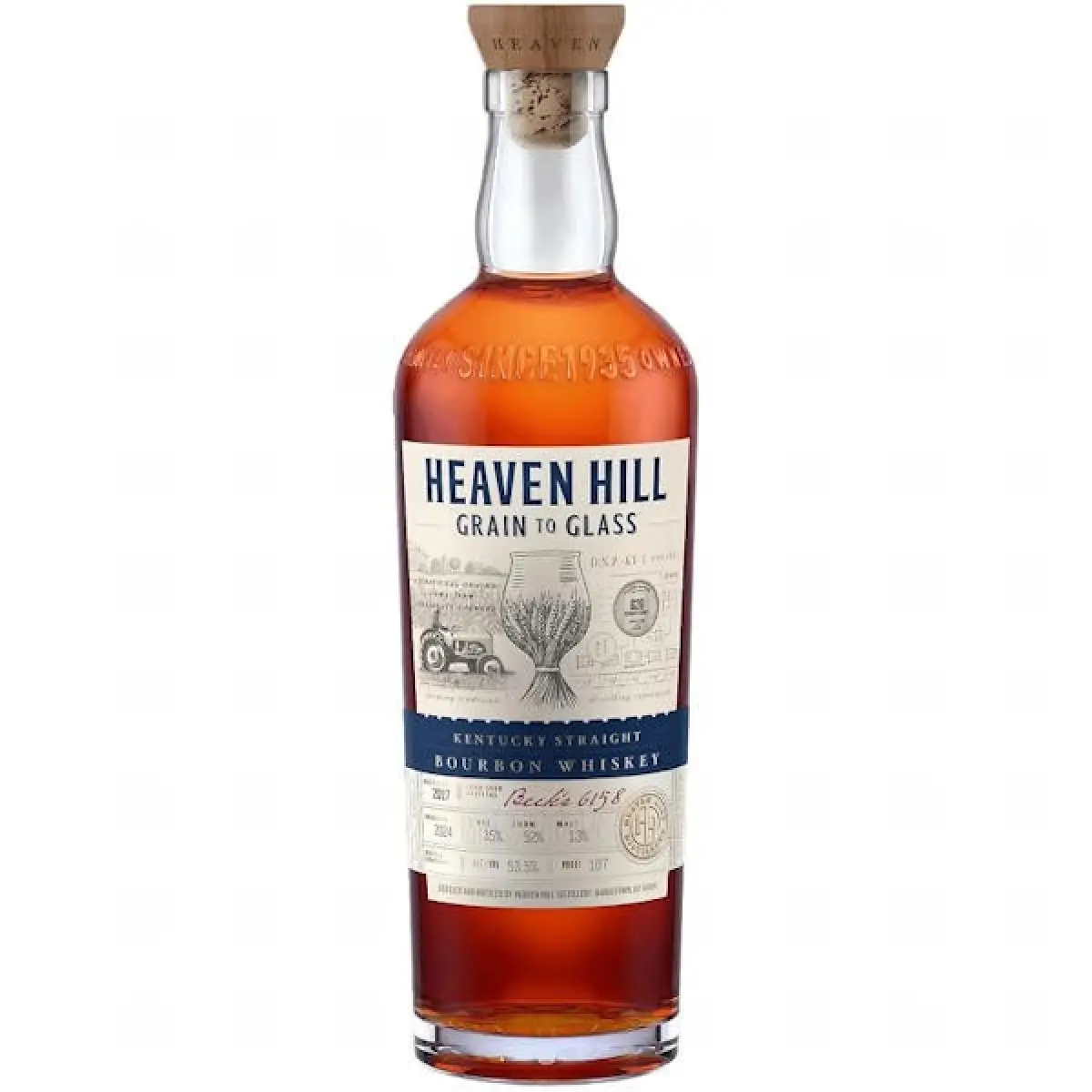 Heaven Hill Grain To Glass Kentucky Straight Bourbon Whiskey 700ml