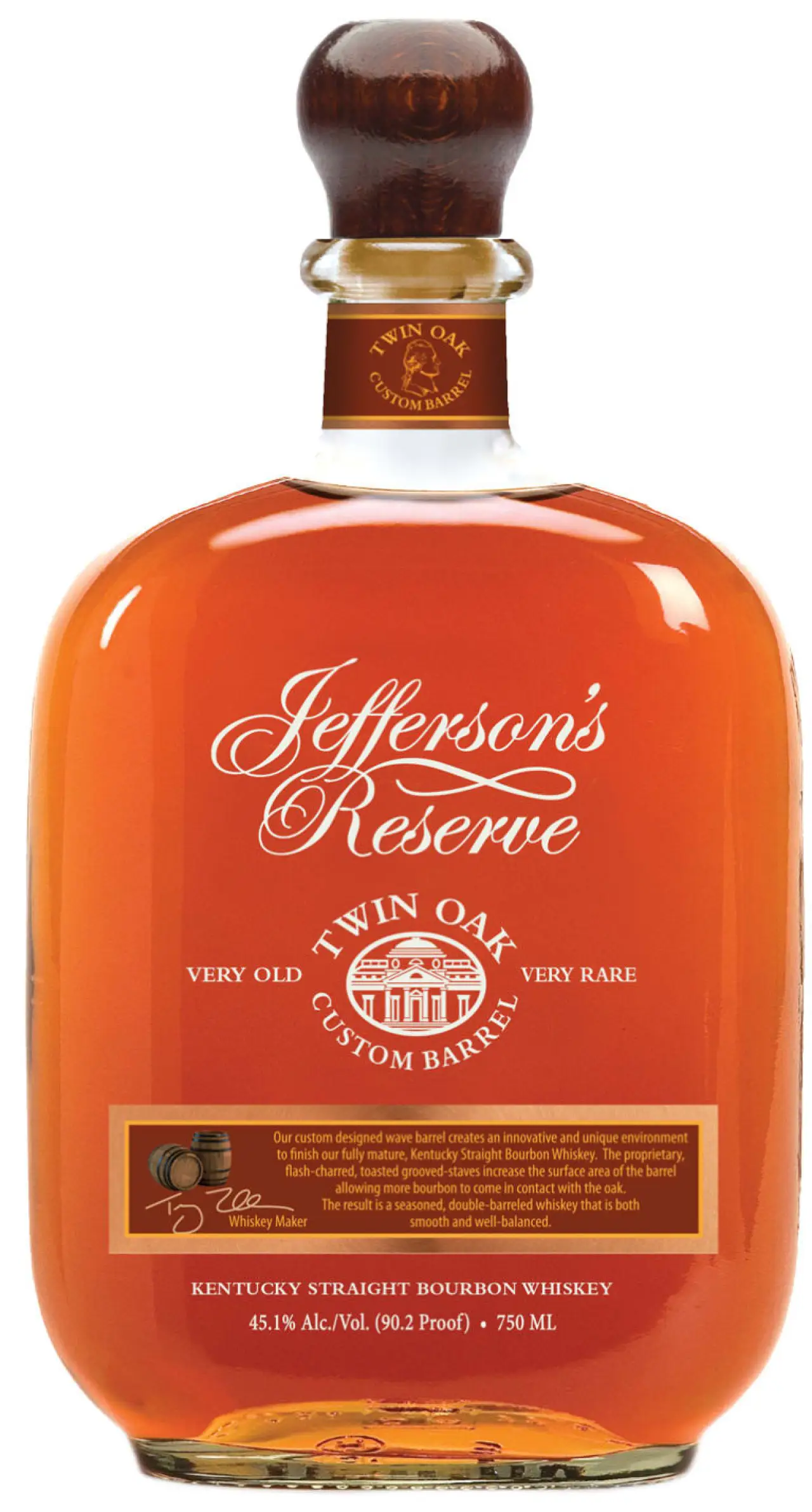 Jefferson's Reserve Twin Oak 750ml