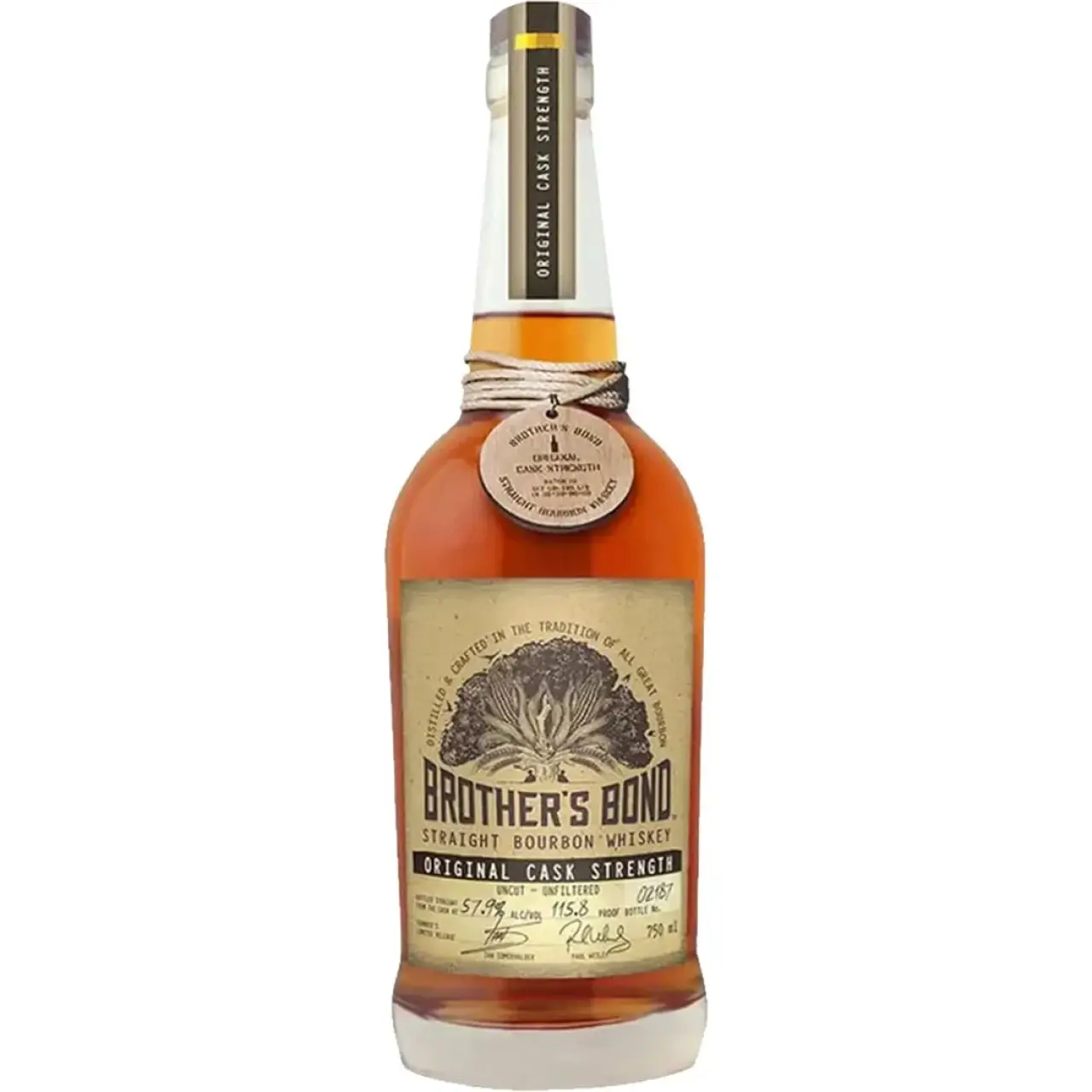Brothers Bond Cask Strength Straight Bourbon Whiskey 750ml