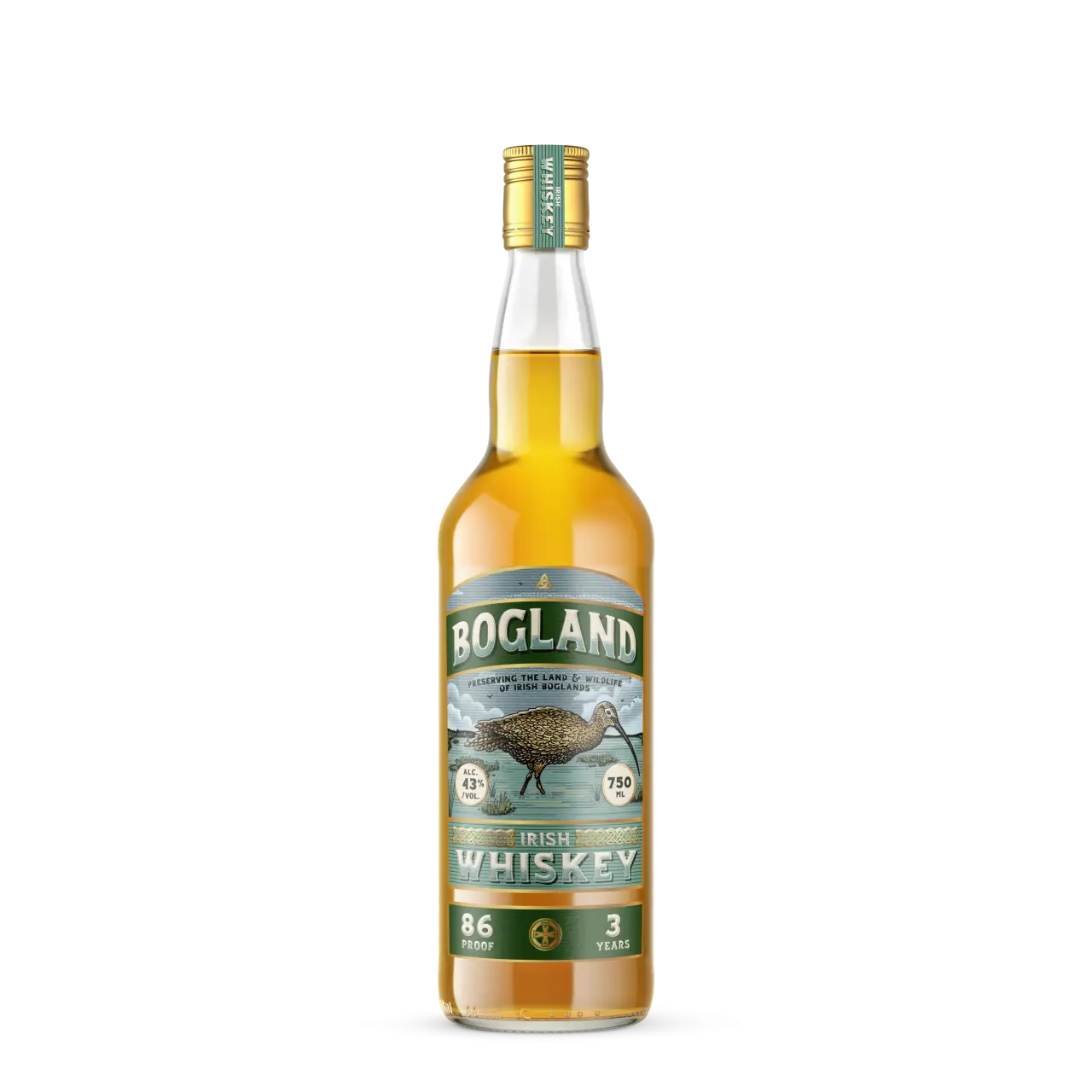 Bogland Irish Whiskey 750ml