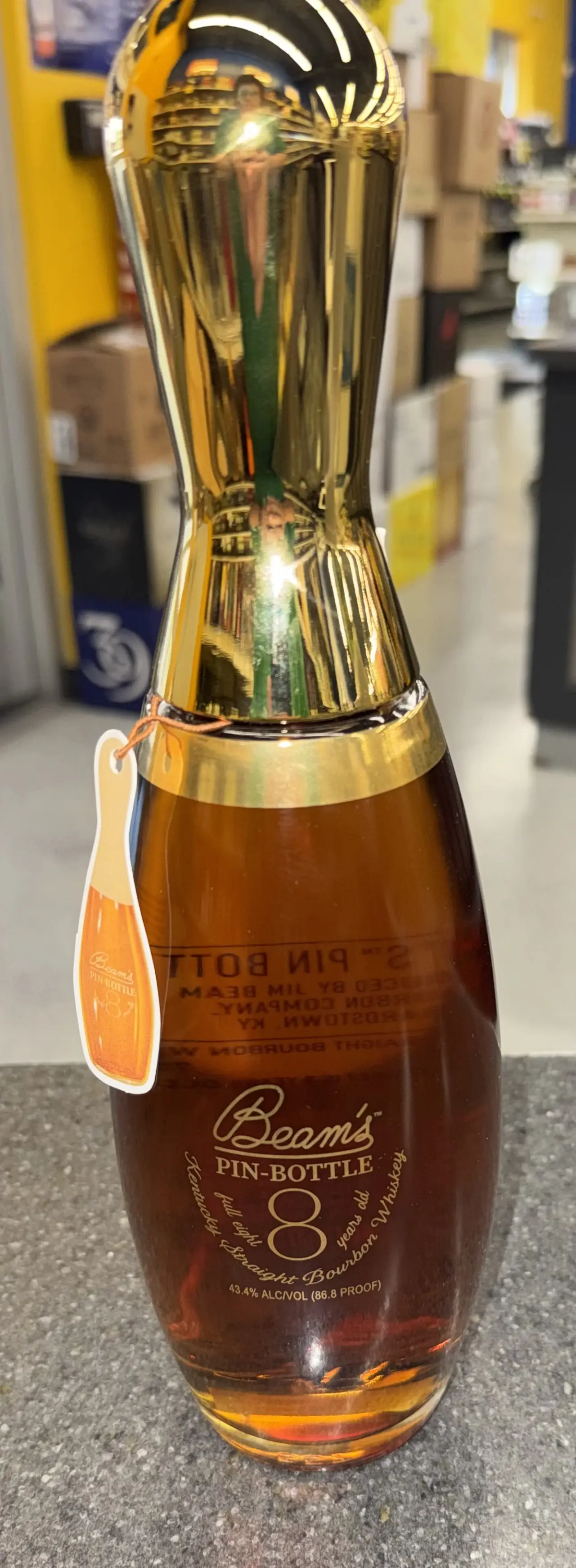 Jim Beam Pin Bottle 8YR 750ML