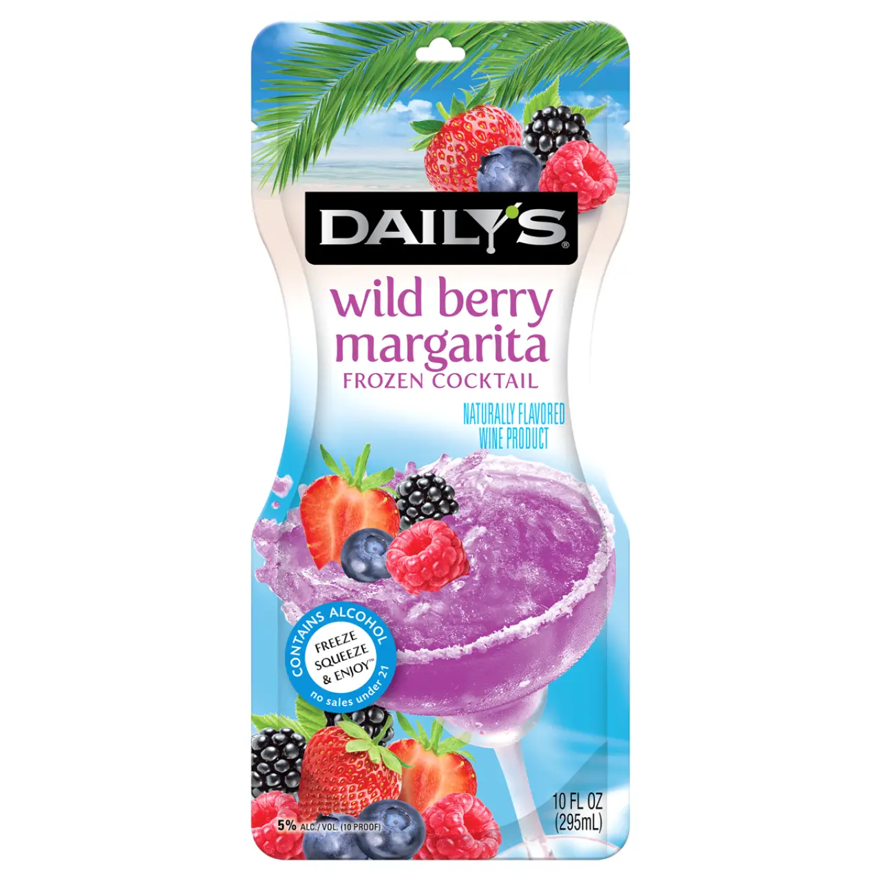 Daily's Wild Berry Margarita Frozen Cocktail Pouch 10oz