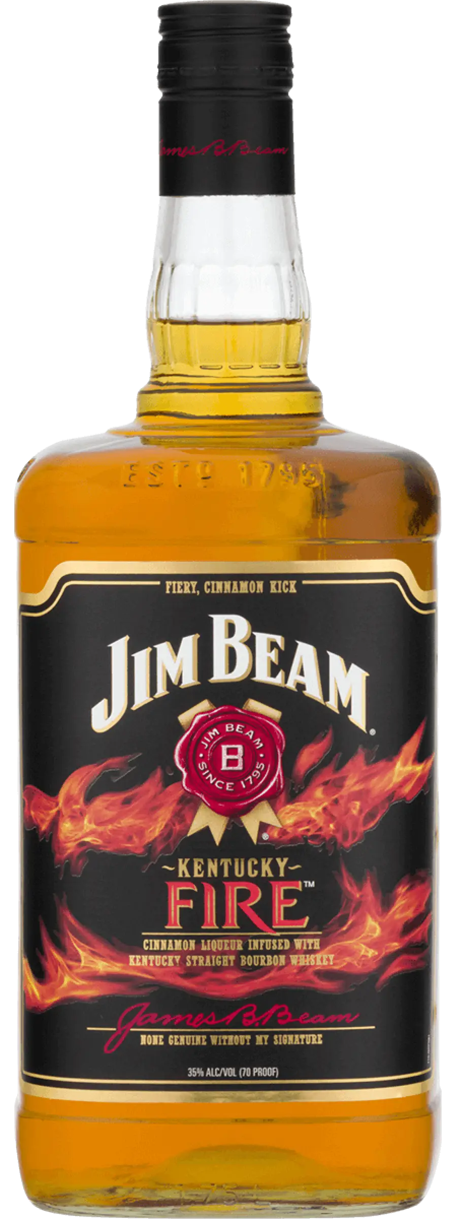 Jim Beam Kentucky Fire Bourbon Whiskey 1.75L