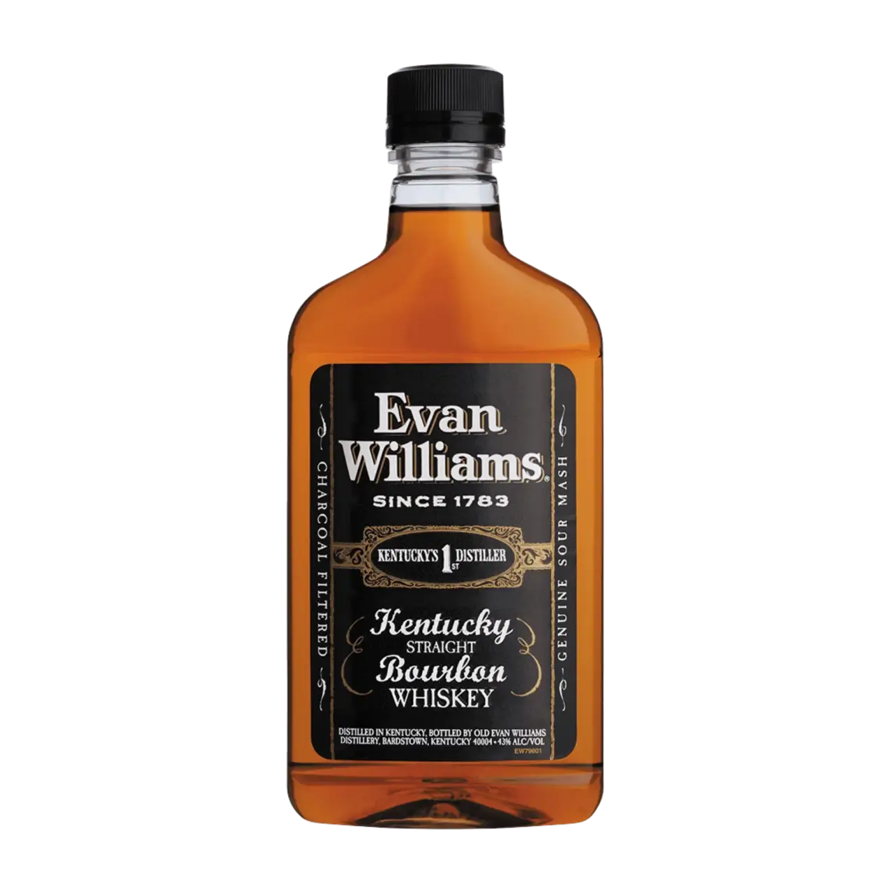 Evan Williams Black Label Kentucky Straight Bourbon Whiskey 750ml