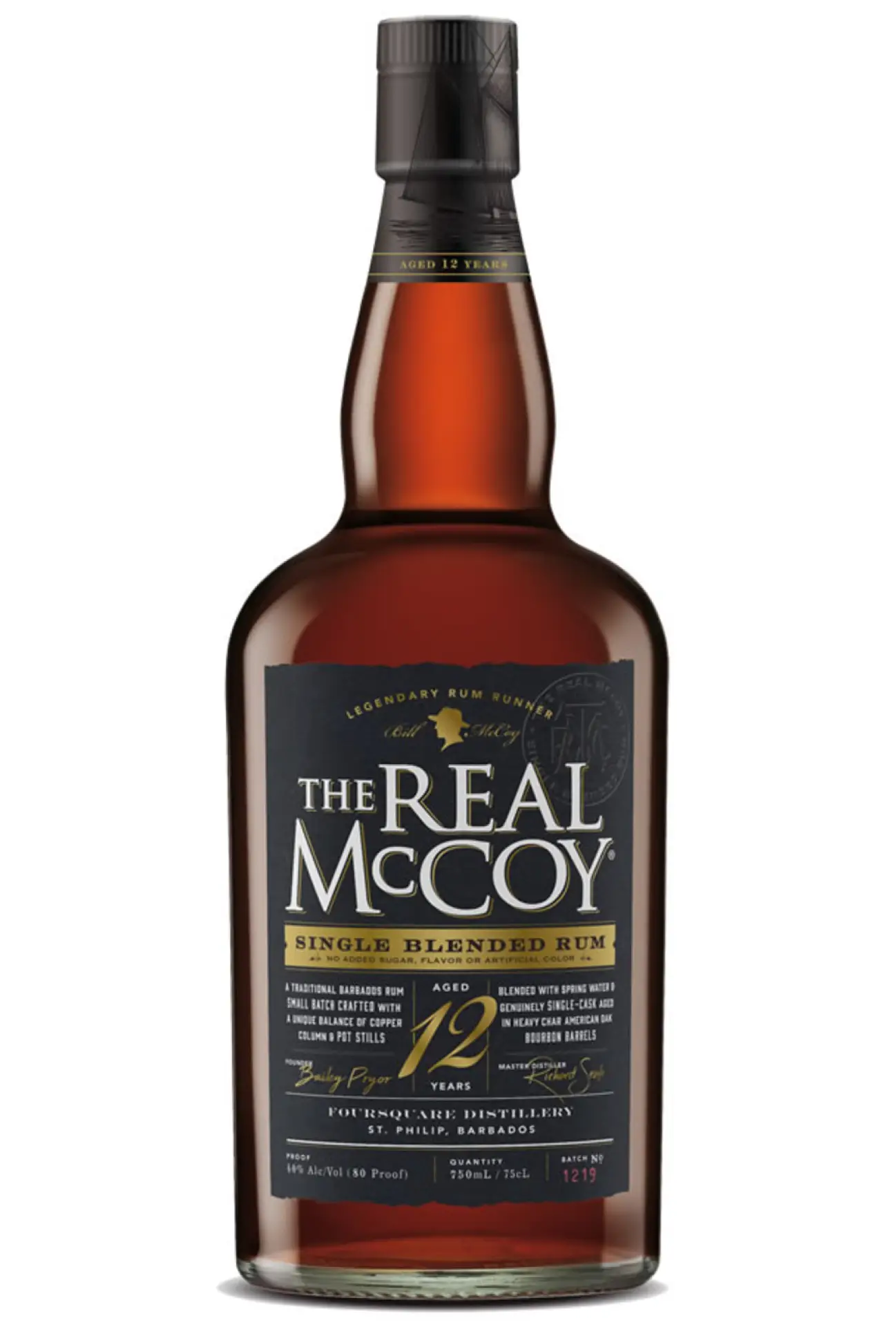 REAL MCCOY  12YR RUM 750