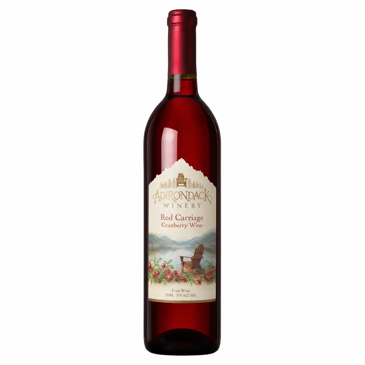 Adirondack Winery Red Carriage Cranberry Wine 750ml