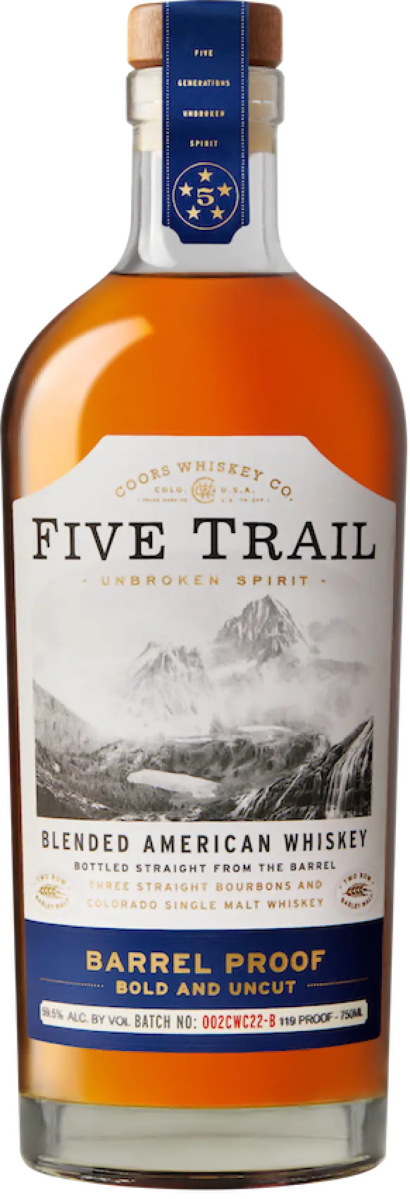 FIVE TRAIL BARREL PROOF 750