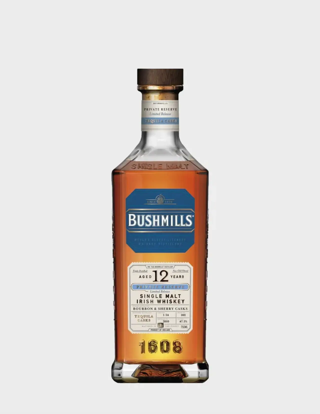 BUSHMILLS 12YR TEQ CSK 750