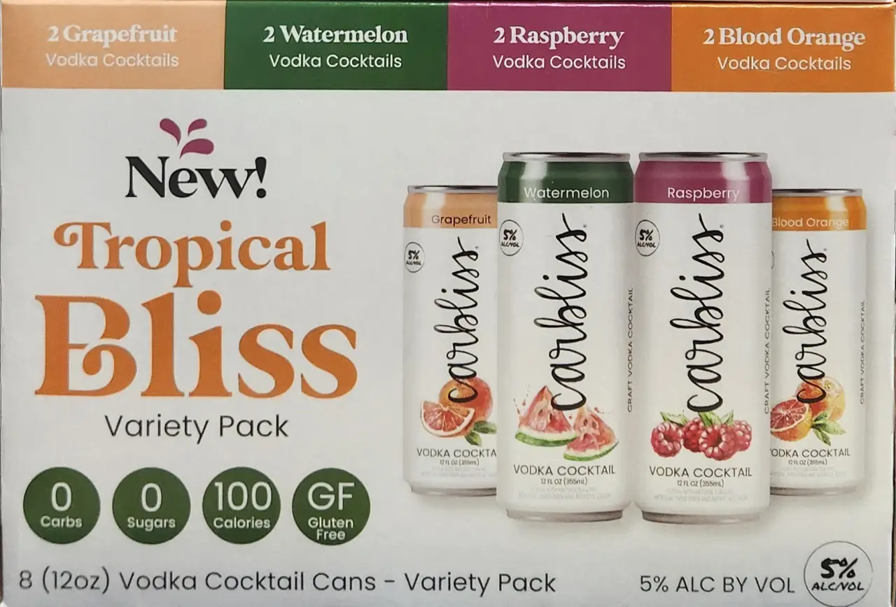 CARBLISS TROPICAL BLISS 8PK
