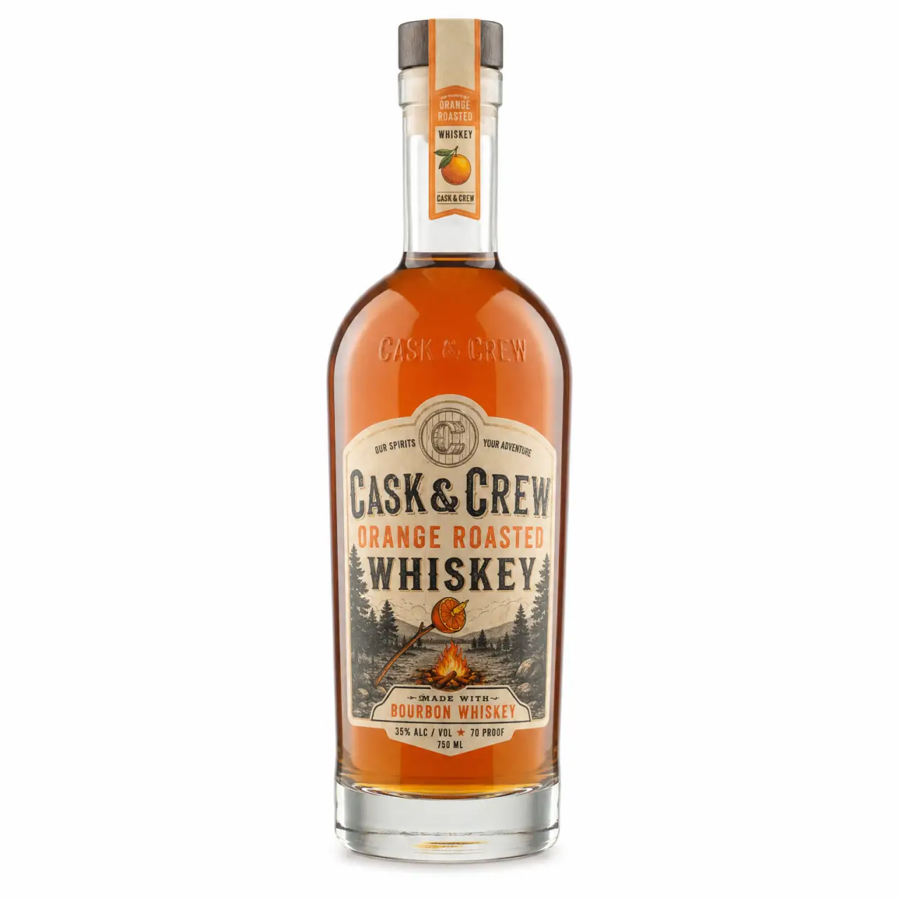Cask & Crew Orange Roasted Whiskey 750ml