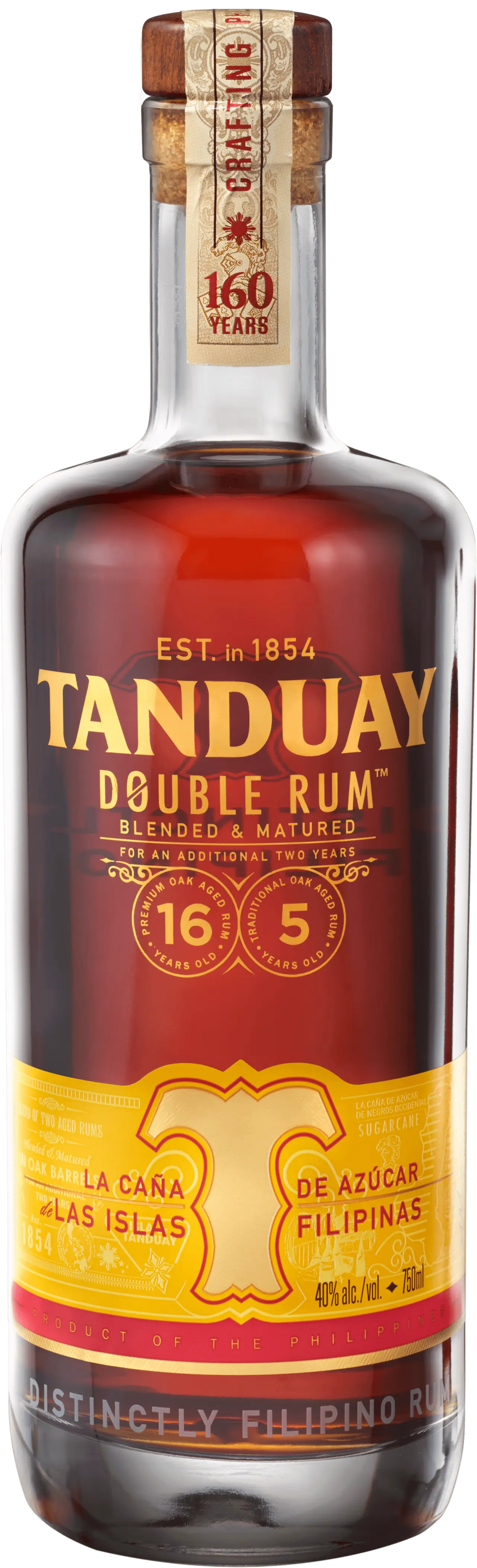 TANDUAY DOUBLE GOLD RUM 750