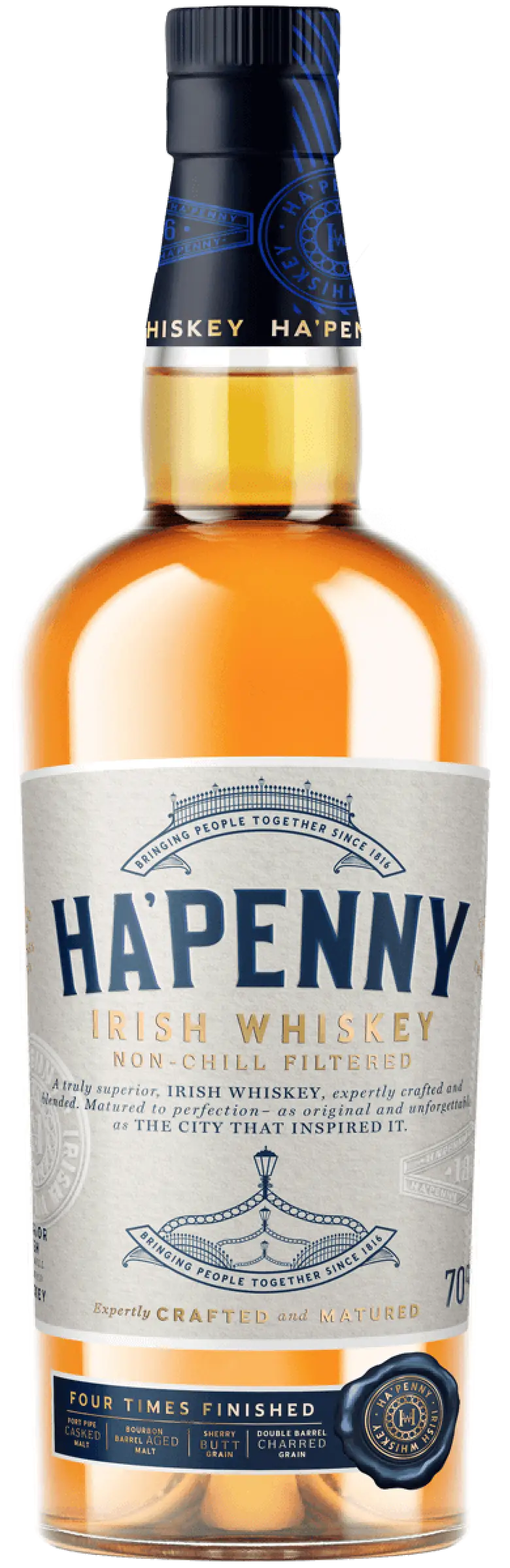 HA' PENNY IRISH 750