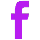 purple facebook button