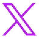 purple x button