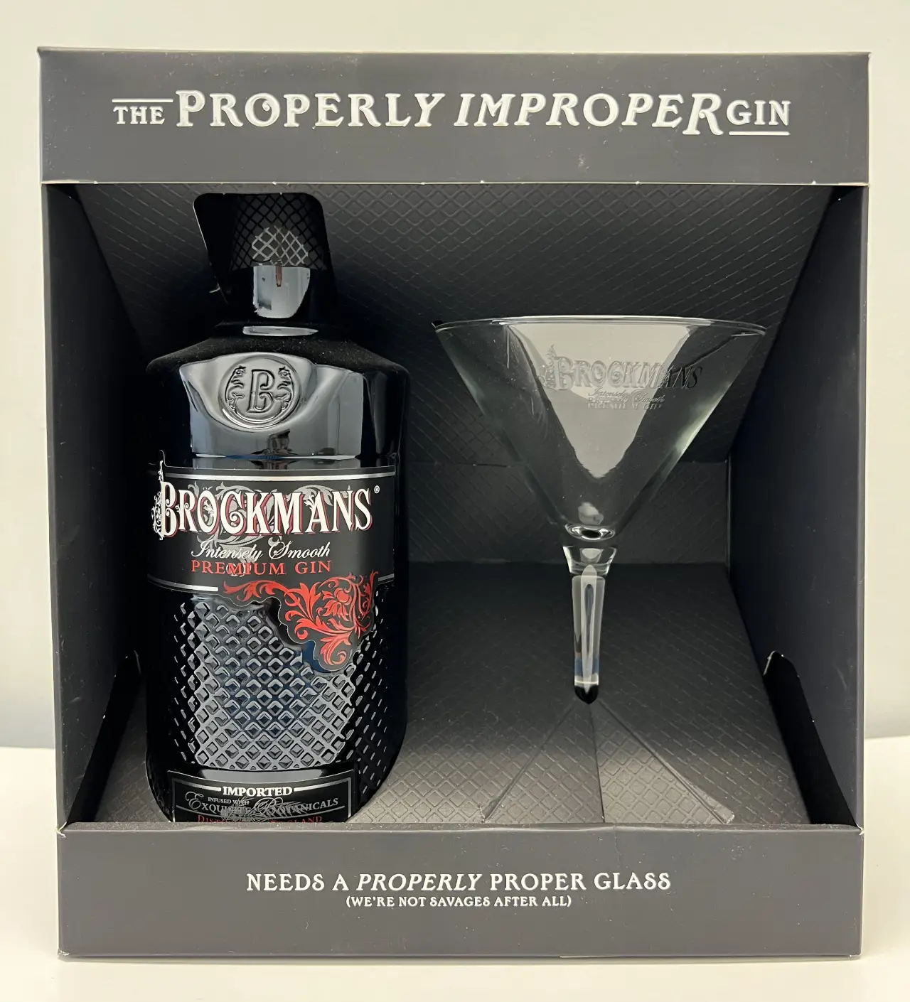 BROCKMAN'S GIN GIFT SET 750