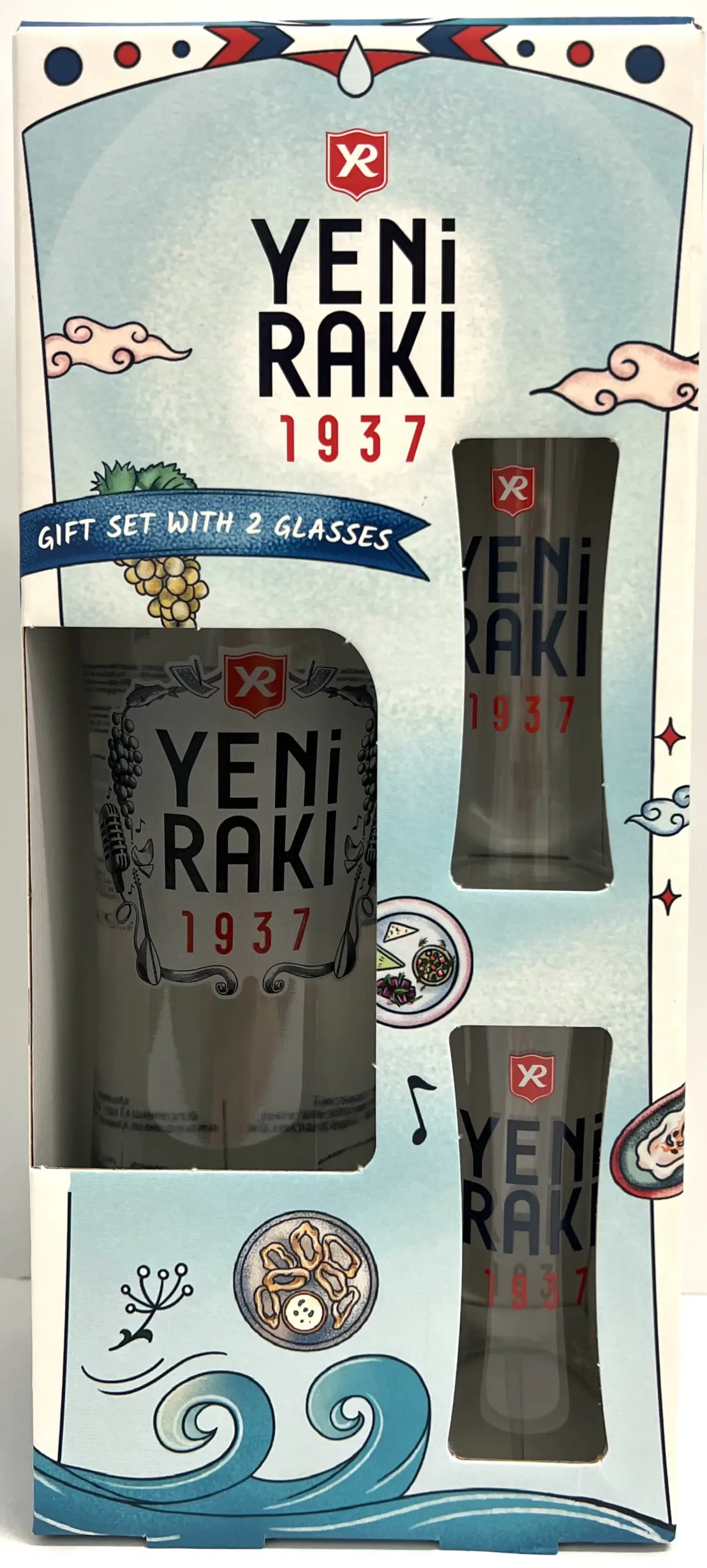 YENI RAKI 700 W/GLASSES