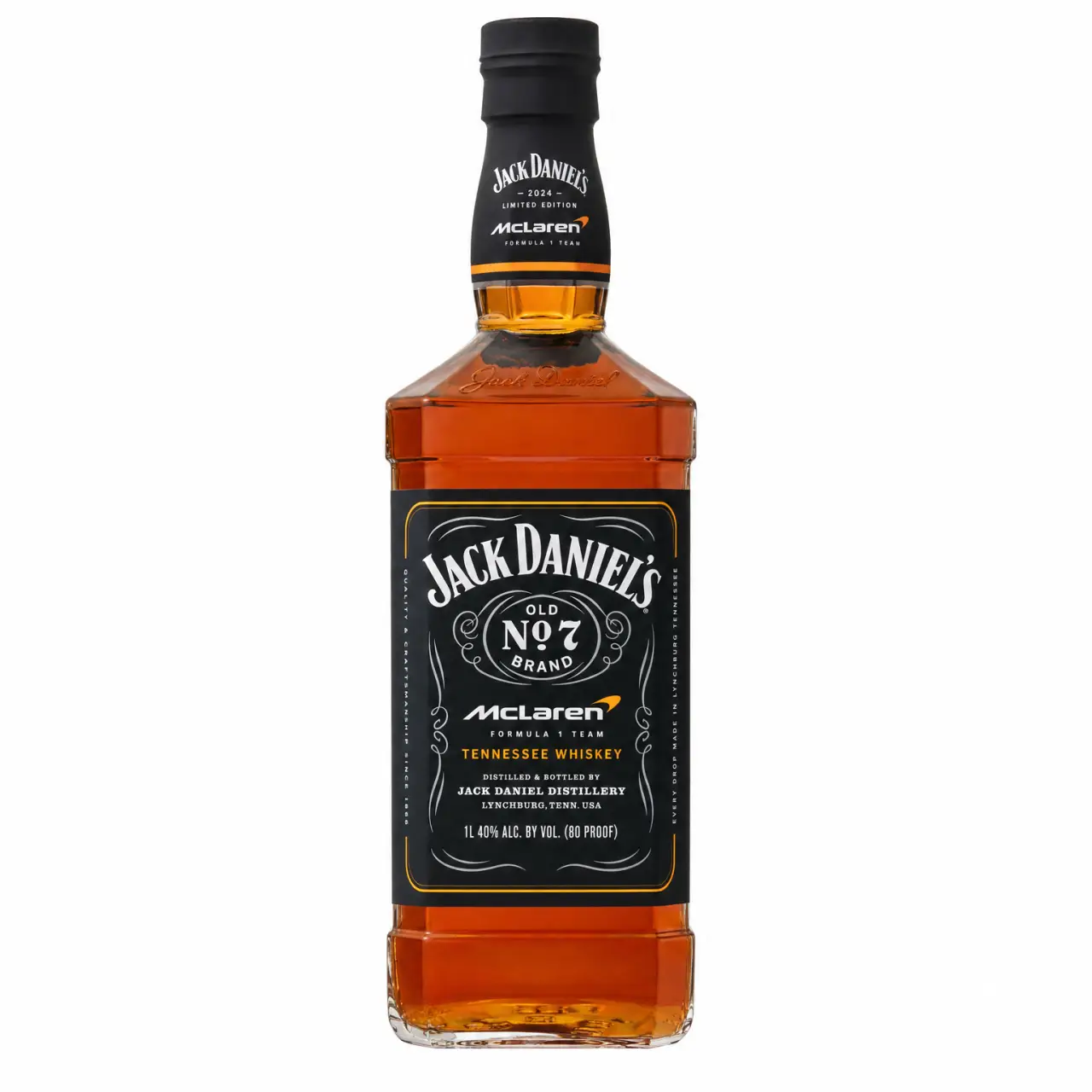 Jack Daniel's Mclaren Racing 2024 Limited Edition Tennessee Whiskey 1L