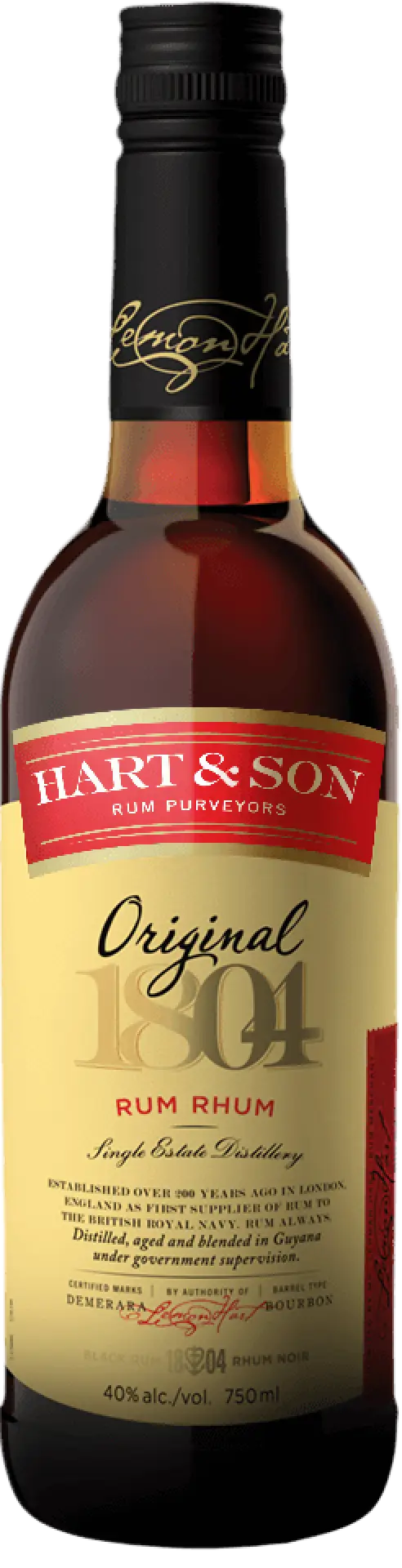 LEMON HART 1804 RUM 750