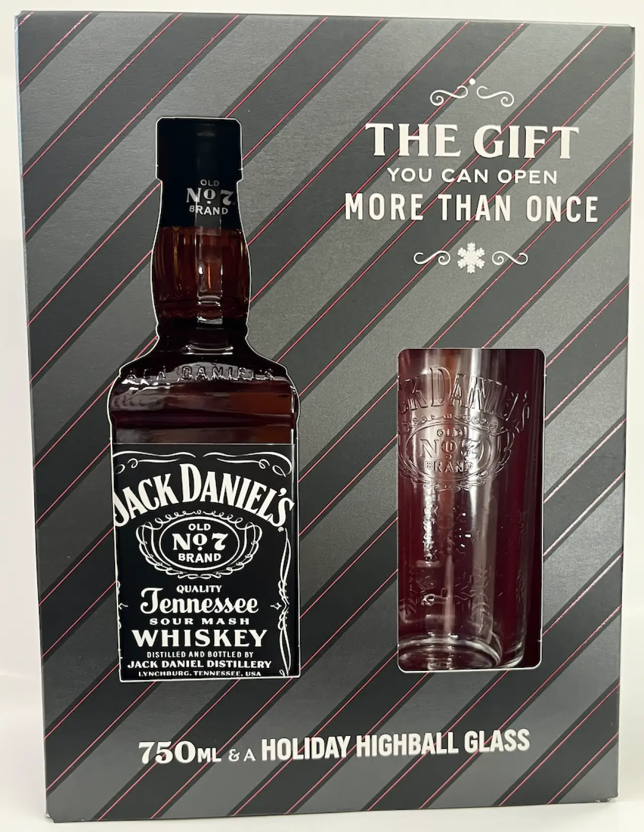 JACK DANIELS BLACK 750 W/GL