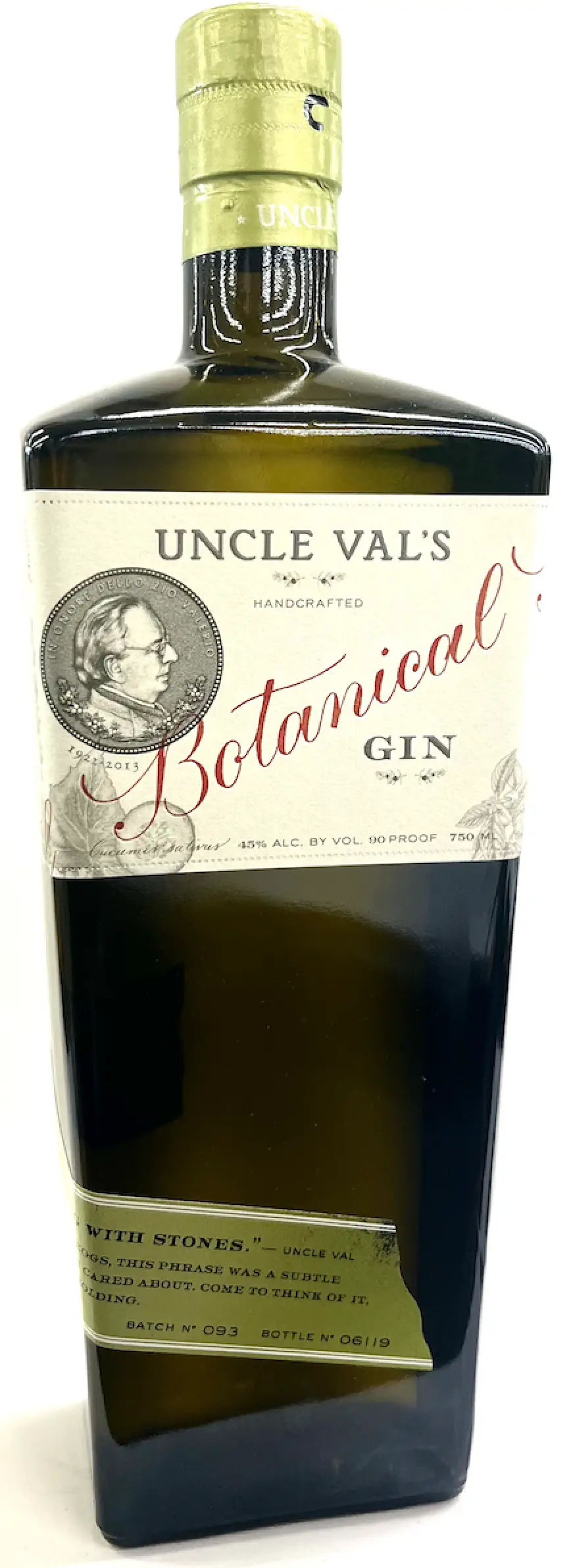 UNCLE VALS BOTANICAL GIN 750