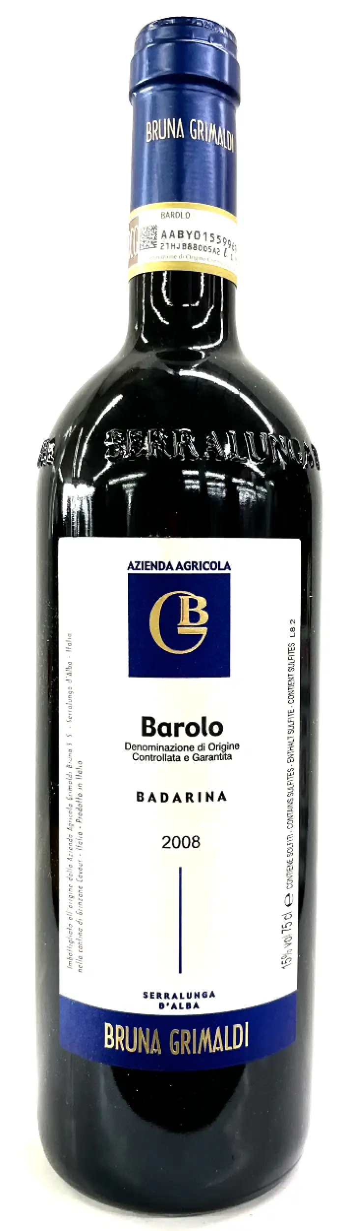 BRUNA GRIMALDI BAROLO '08 750