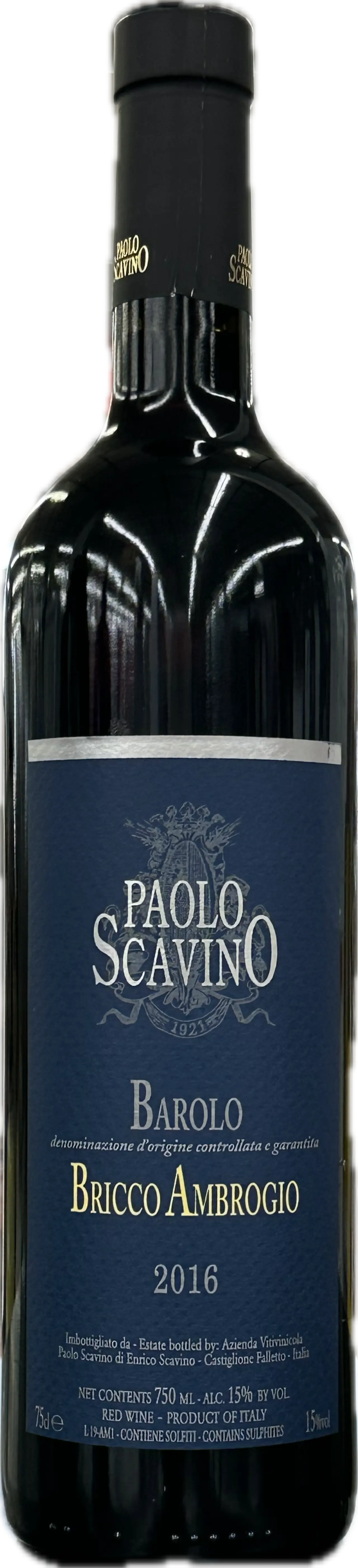 SCAVINO BAROLO BRICCO 2016 750