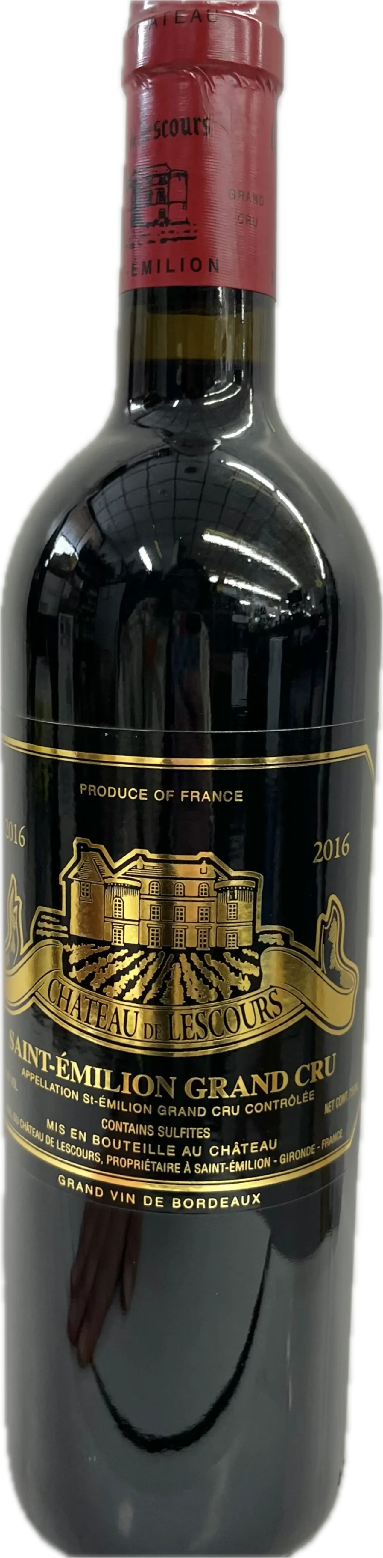 CH LESCOURS ST EMILION GR CRU