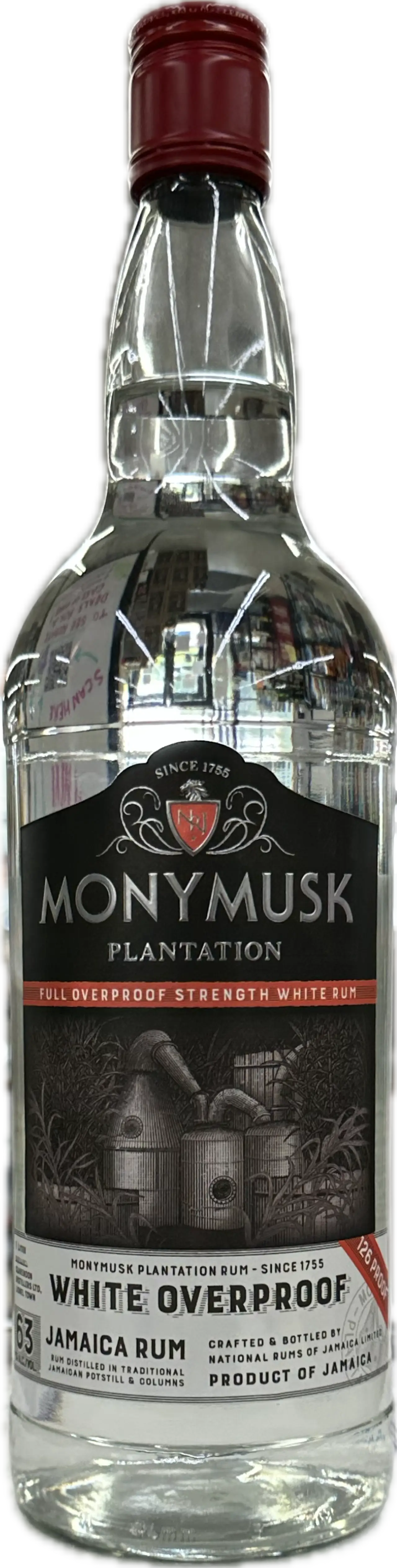 MONYMUSK OVERPROOF RUM L