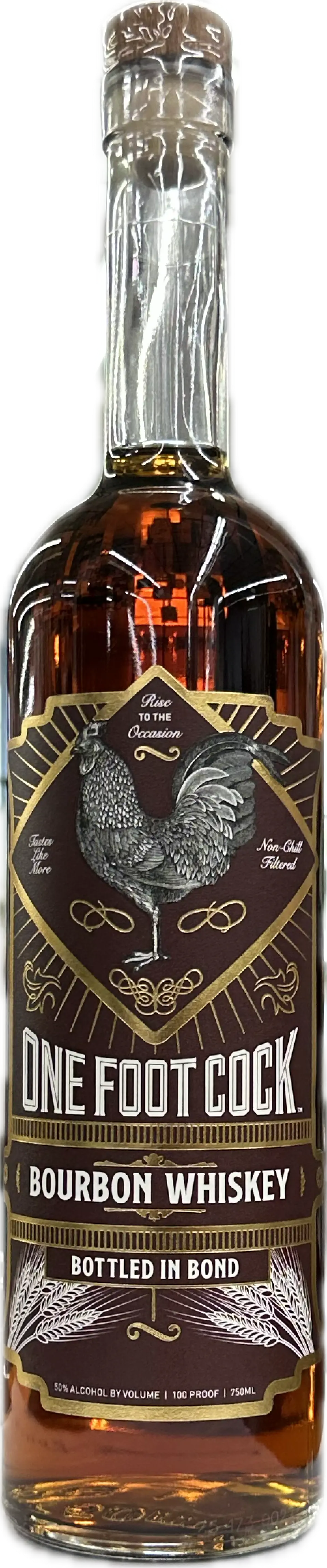 ONE FOOT COCK BIB BOURBON 750