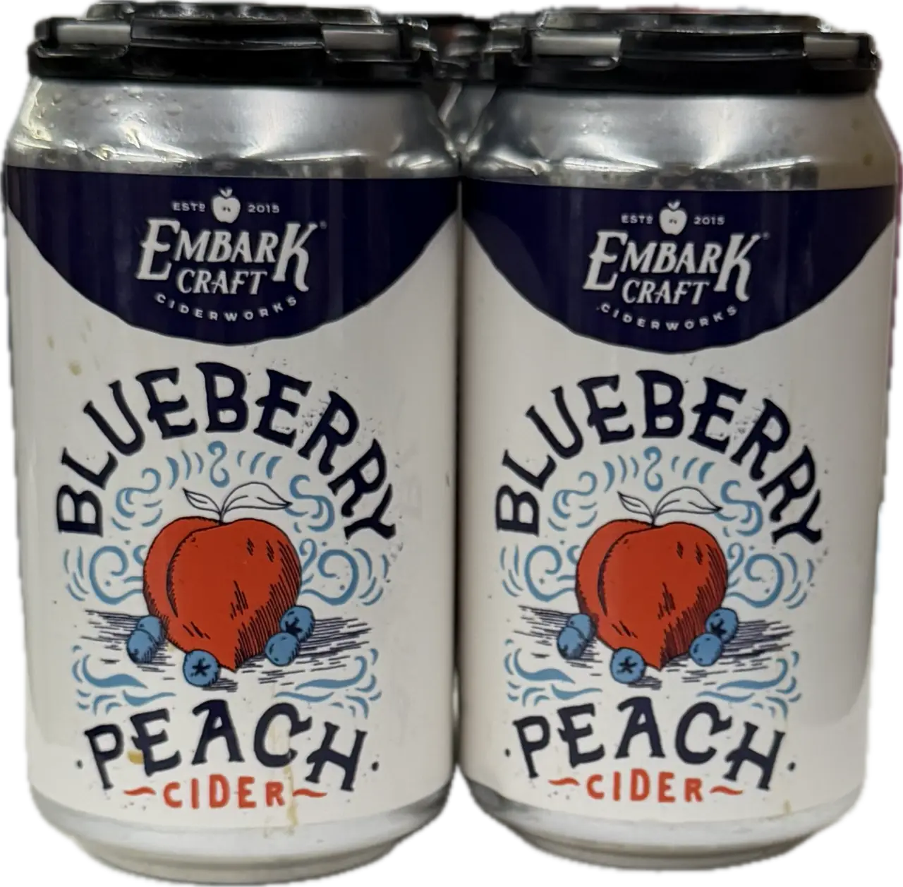 EMBARK BLUEBERRY PEACH 4PK