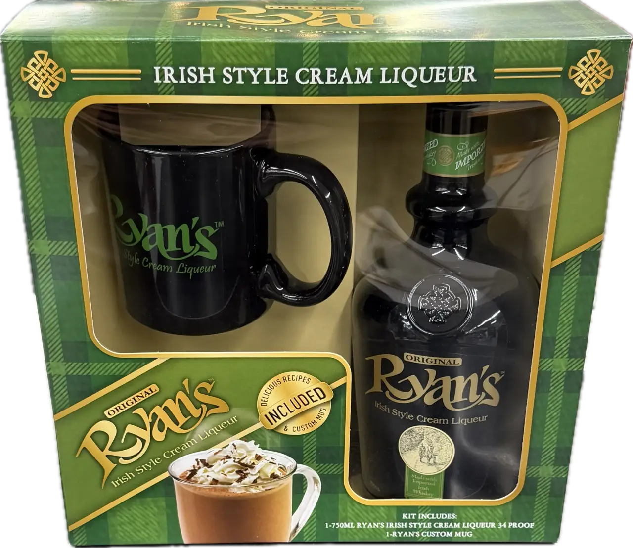 RYANS CREAM 750 W/MUG