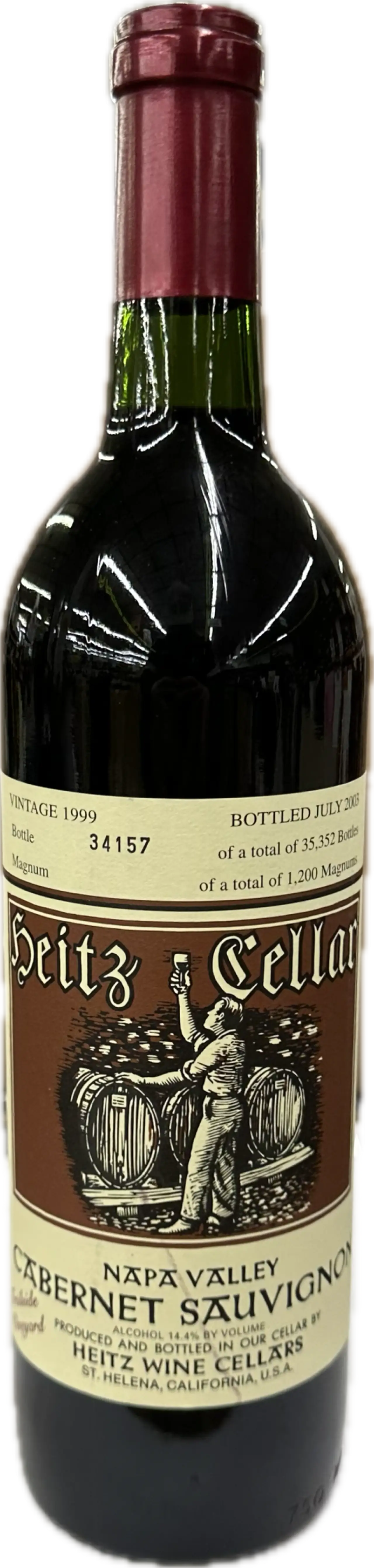HEITZ TRAIL CAB SAUV '99 750