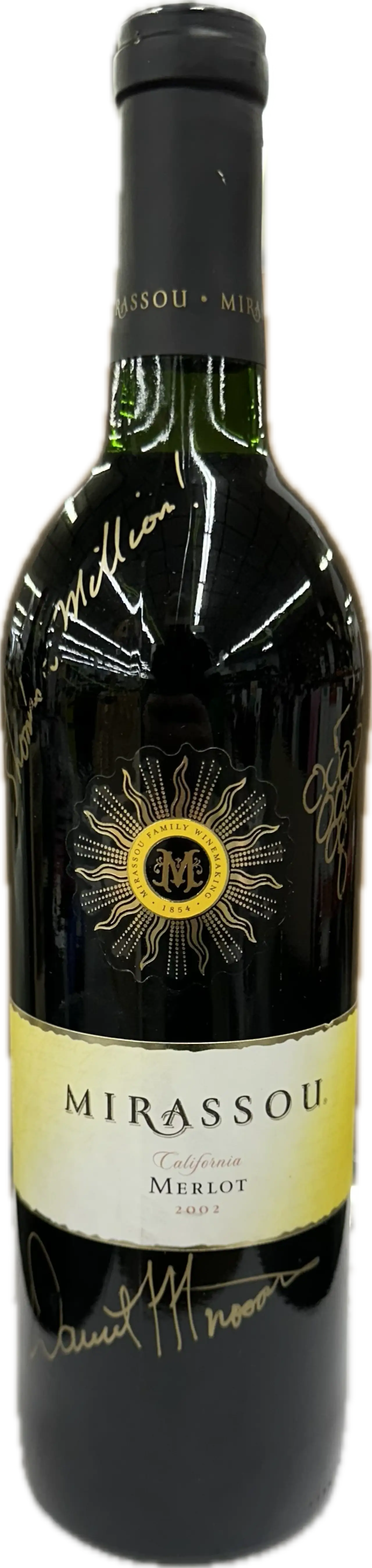 MIRASSOU MERLOT SIGNED 750