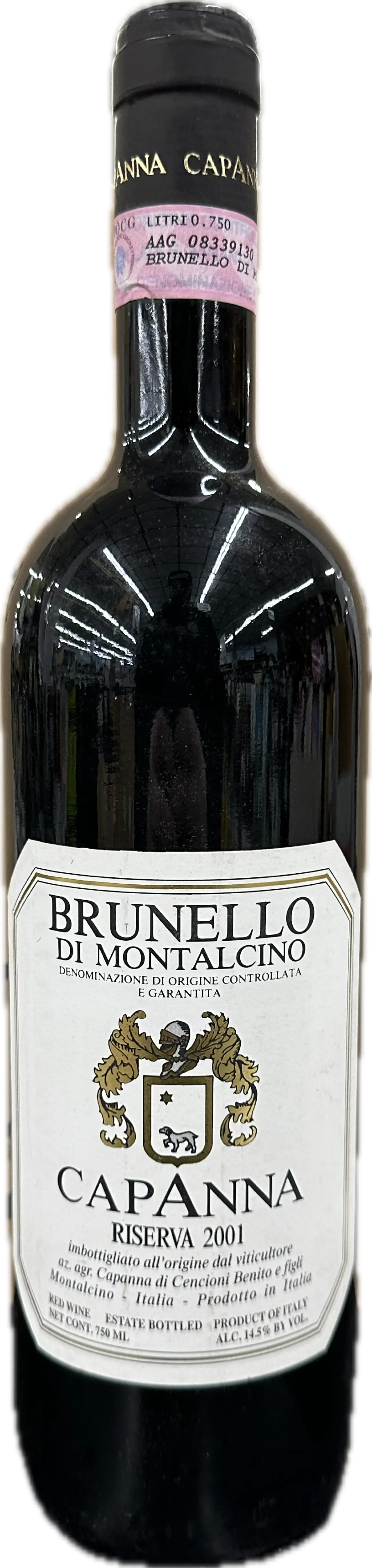 CAPANNA BRUNELLO RSV '01 750