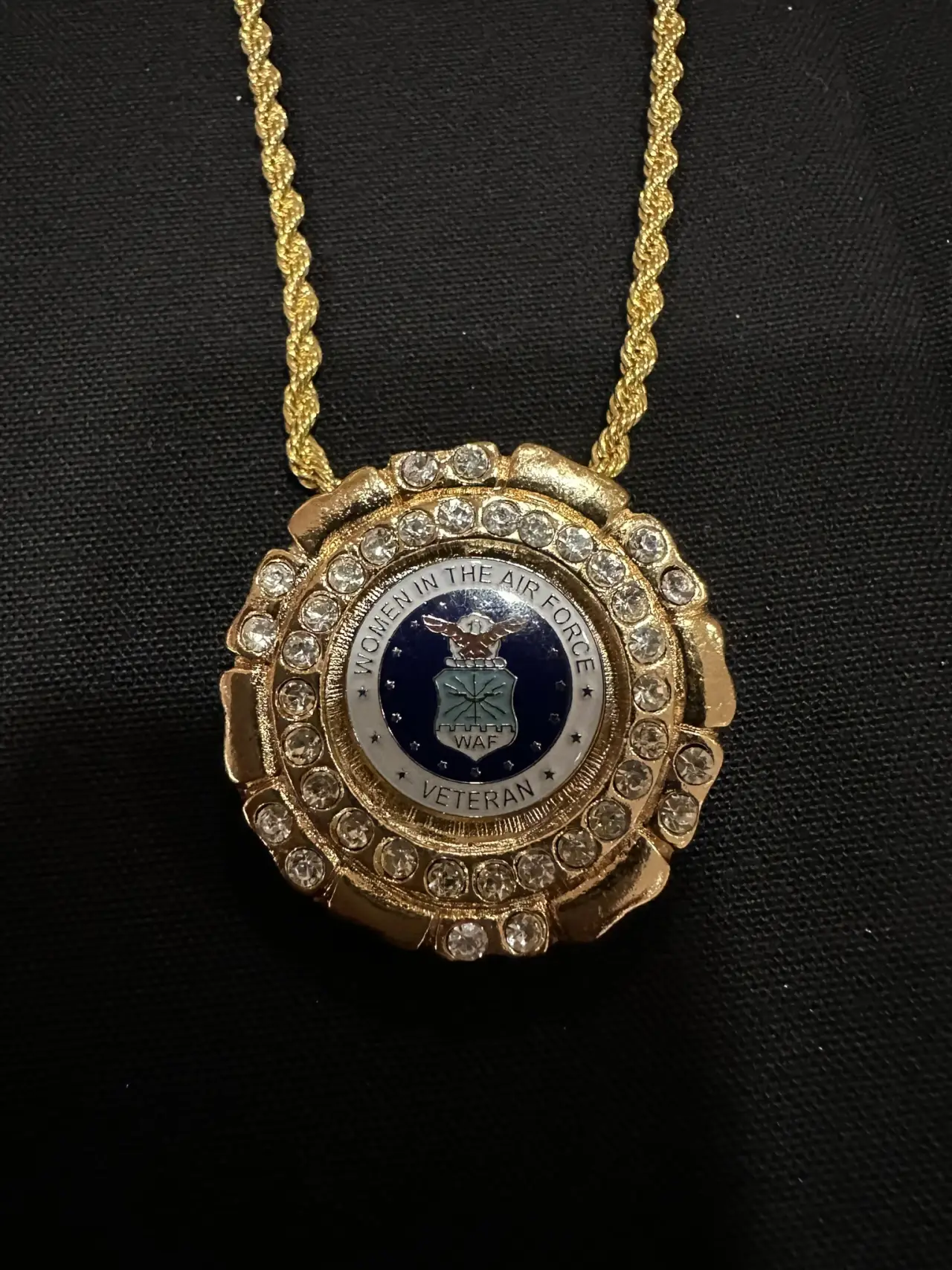 WAF  WOMEN OF THE AIRFORCE  ( pin or pendant )  $69
