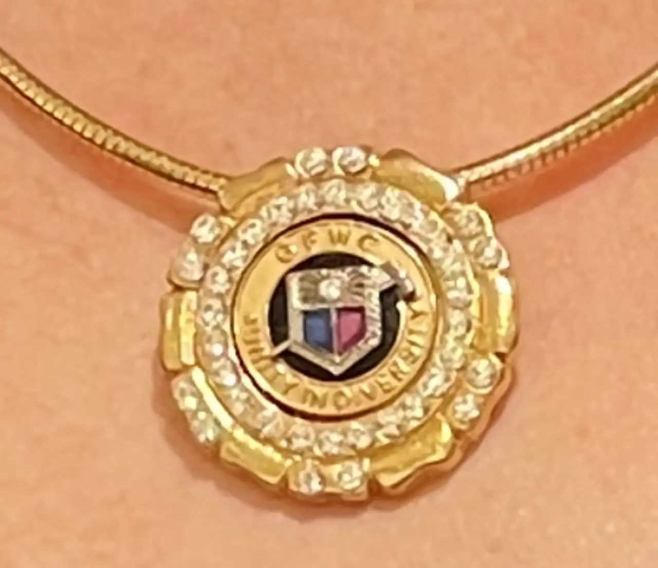 GFWC STATE PRESIDENTS PIN (conversion to pendant) $99