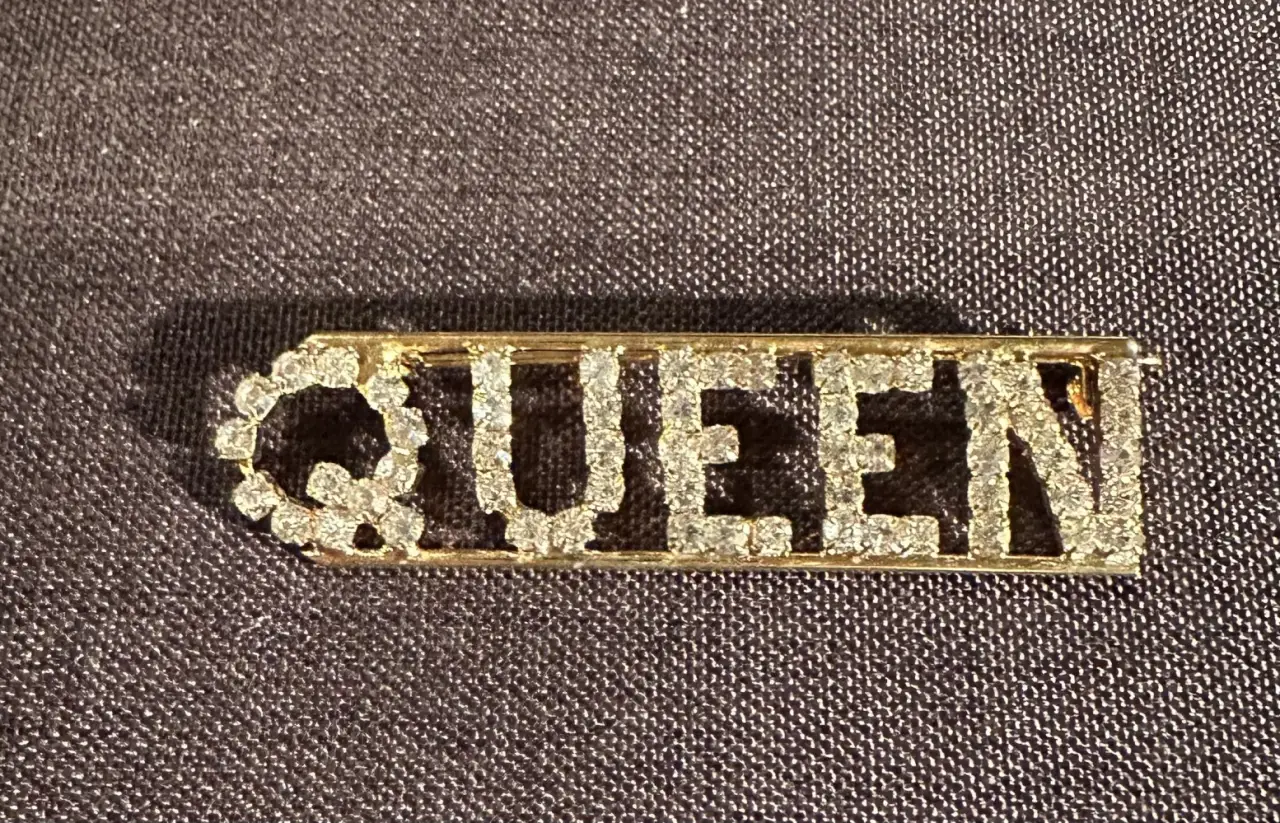 Queen Crystal Pin $39.95 Swarovski Crystal