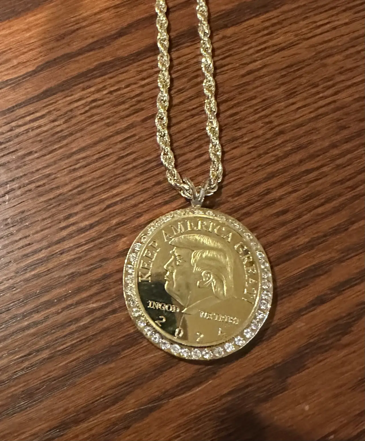 Trump Medallion   $89  (with choice of chain)