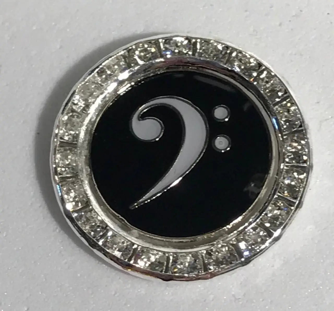 Crystal Bass Pin with Magnet $34.95