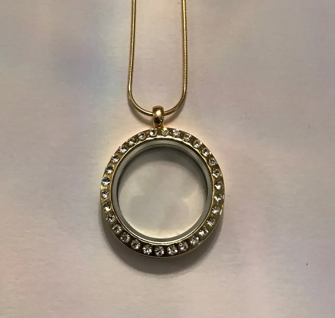 Crystal Locket Pendants