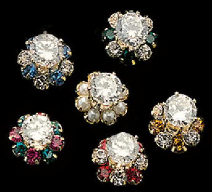 CZ 1 Carat Stud Earrings