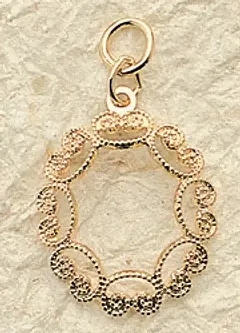 Oval Frame Charm  $28 (priced per pair)